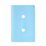 Placa p/ 2 Furos 4x2 - Novara Especiais Celeste